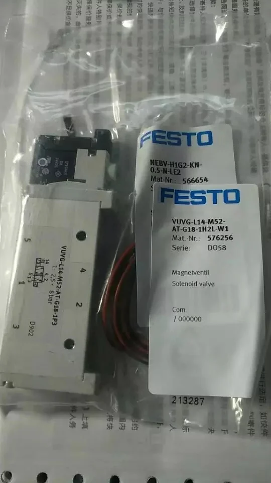 

FESTO VUVG-L14-M52-AT-G18-1P3 566499 Direction solenoid valve