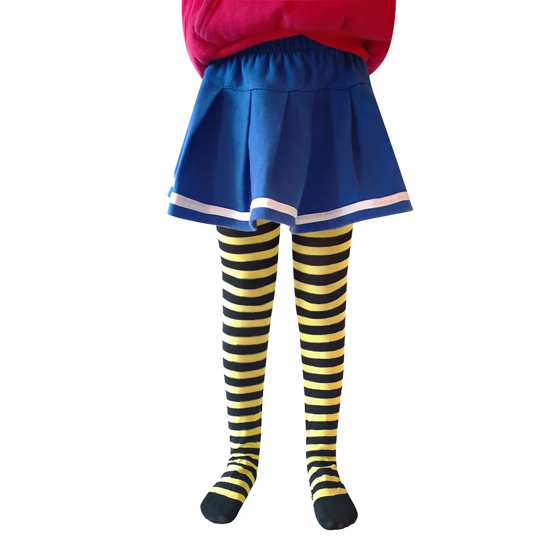 Halloween-Mädchen Gestreifte Strumpfhose Festtagsparty-Kostüm-Requisiten Strumpfhose Kinder-Strumpfhosen Dünne Strümpfe Mädchen-Accessoires – Detail 11