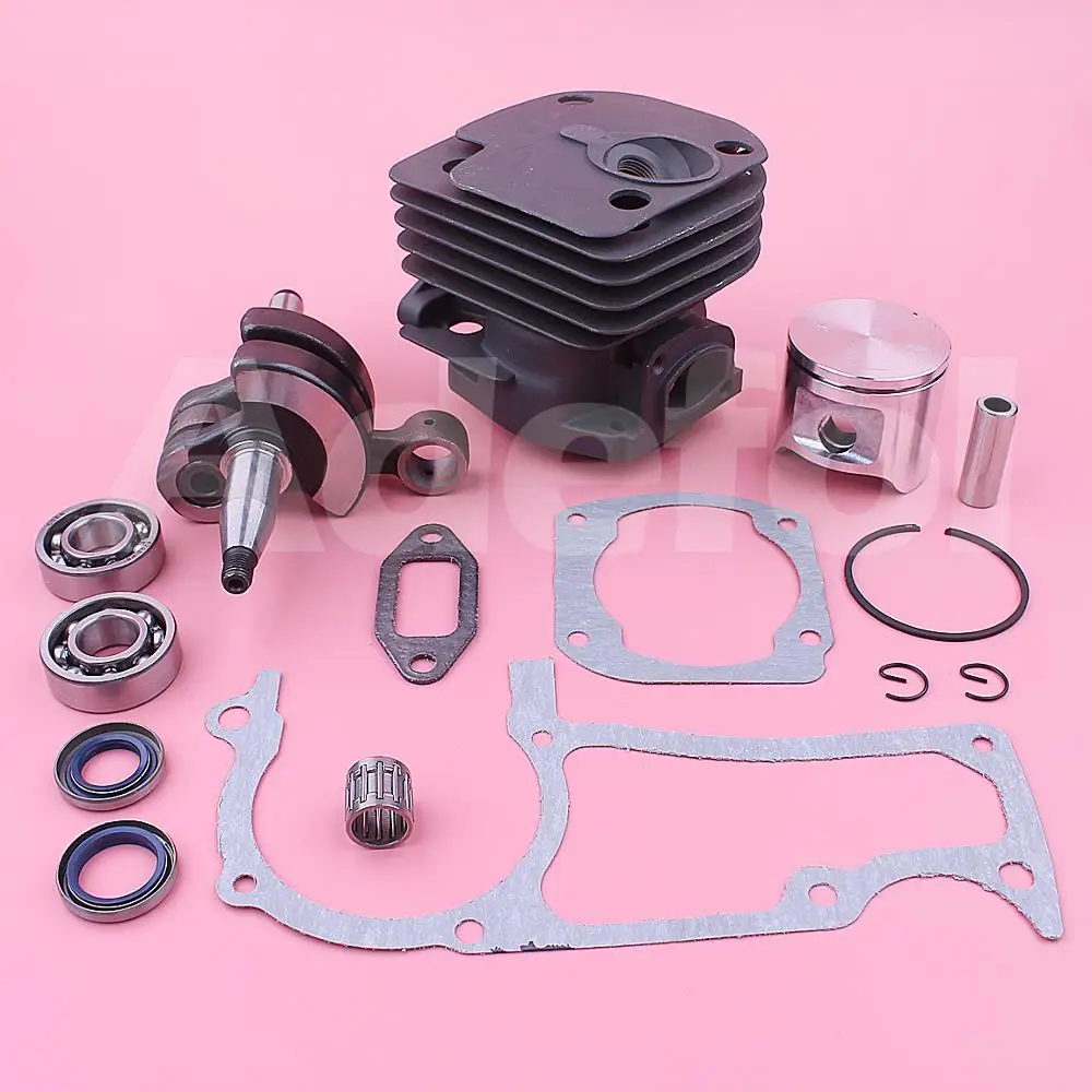 48mm Zylinder Kolben Cranksharft Kit Für Husqvarna 365, 365 EPA Spezielle Kettensäge 503691072 Platz w Öl Dichtung Nadellager