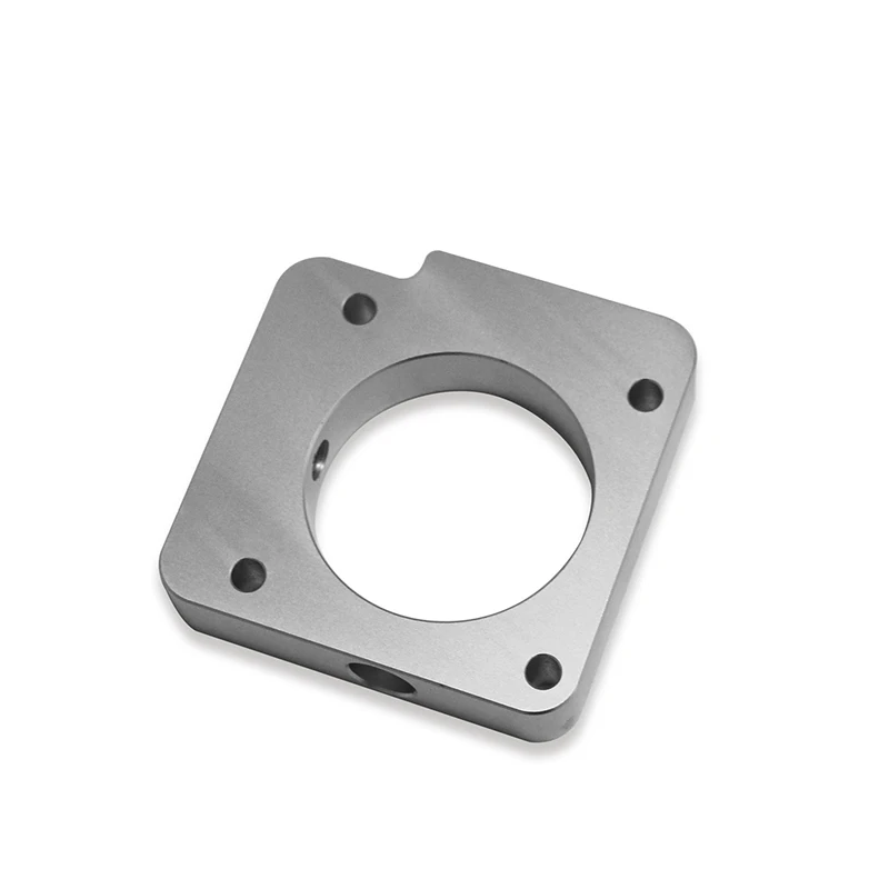 Aluminum Throttle Body Spacer Fits For Subaru WRX 06-14/STI 04-15 (Silver)-YX02891