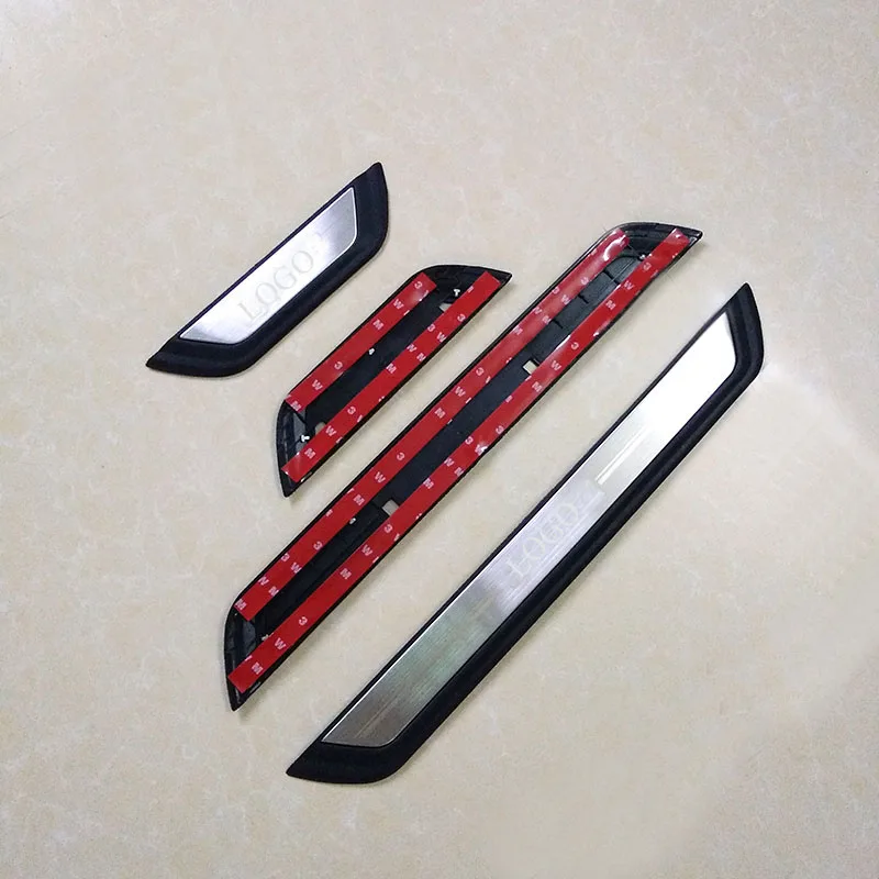 FIT For C-HR 2016 2017 2018 2019 2020 Door Sill Scuff Plate Welcome Pedal Stainless Steel Car Styling Accessories FOR CHR