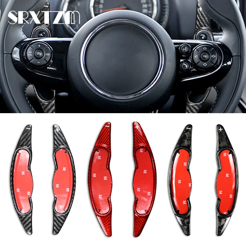 For Mini Jcw F54 F55 F56 F57 F60 Cooper S Cabrio Convertible Countryman Clubman Car Steering Wheel Carbon Shifter Paddles Extend