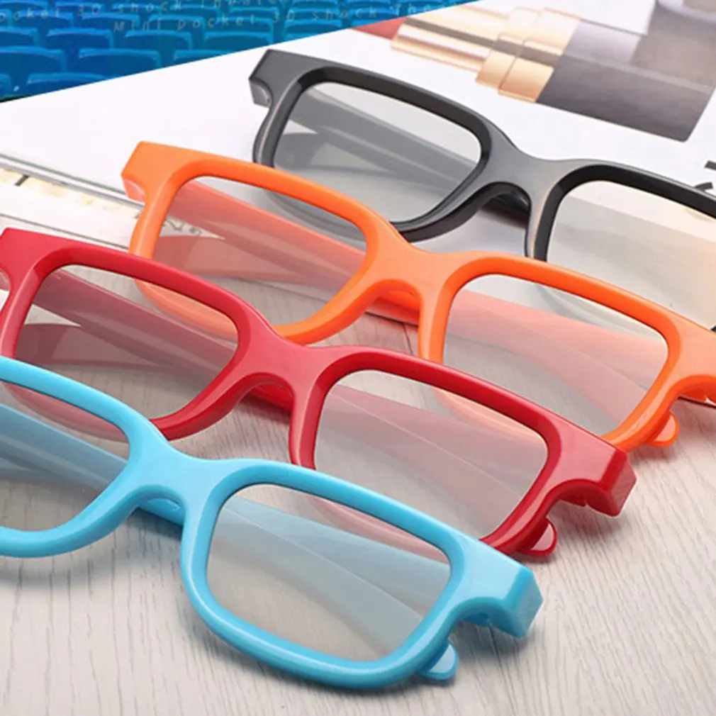 3D Kính Cho Điện Ảnh 3D Tivi 2 Đôi Đơn Thuốc Kính Chơi Game Và Truyền Hình Khung Nhựa Đa Năng Mắt Kính 3D Phim trò Chơi