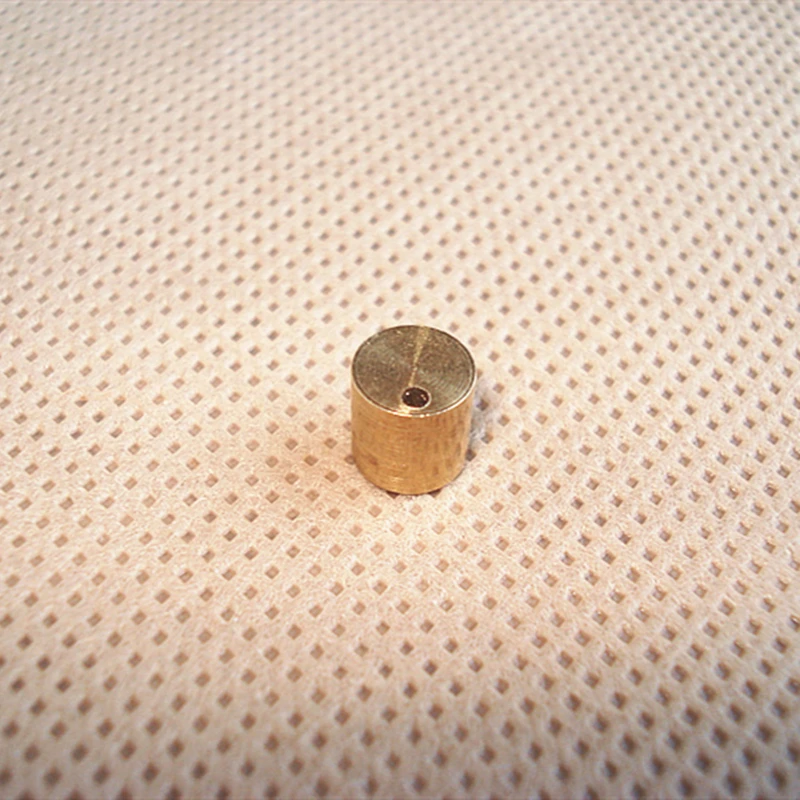 Cabezal de vibración de cobre para Motor de agujero de 1,5 MM, piezas de vibración redondas de 7MM de diámetro, DIY