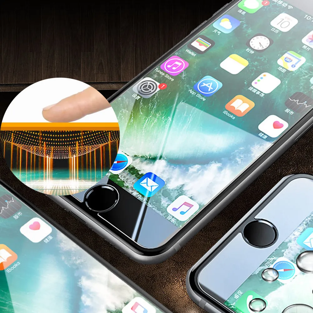 Protector de pantalla para teléfono móvil Apple, armadura de protección de vidrio templado 9H, 3 uds., iPhone SE 2020, SEe2020 SE 2022 iPhone 12 13