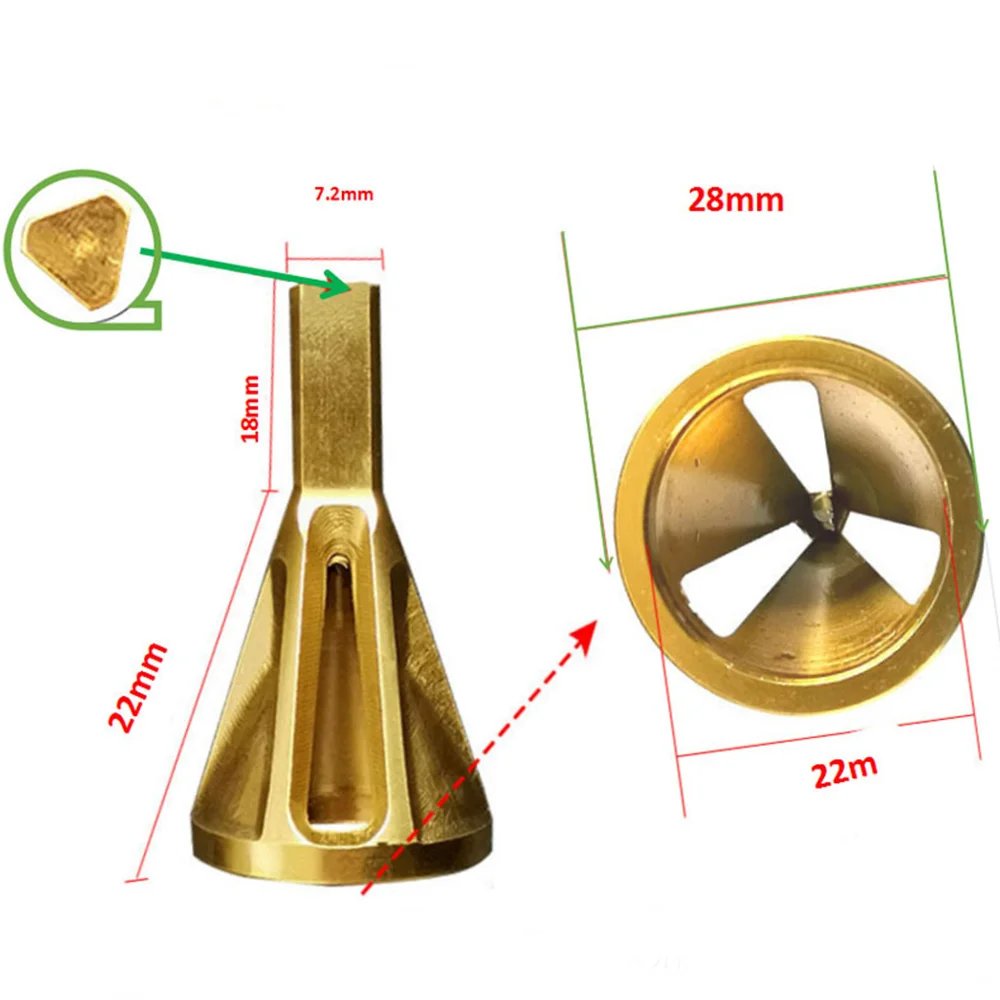 1PC Stainless Steel Deburring External Chamfer Tool Drill Bit Remove Burr Silver Tire Repair Tools