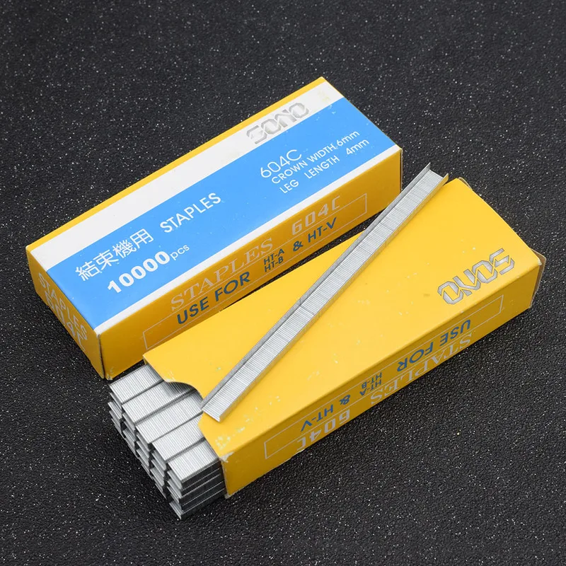 10000ชิ้น/แพ็ค604C เทปเล็บ Staples Pin Vines เครื่องสาขาผูก Professional Tie สาขาเครื่องมือเชื่อมต่อ Garden คลิปคลิป