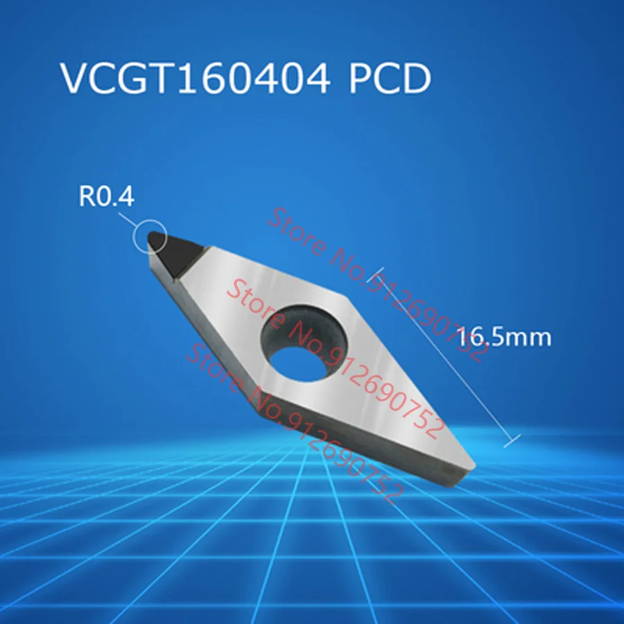VCGT160401 VCGT160402 VCGT160404 VCGT160408 VCGT160412 2 PÇS/CAIXA Para LAU CBN PCD Pastilhas de Metal Duro