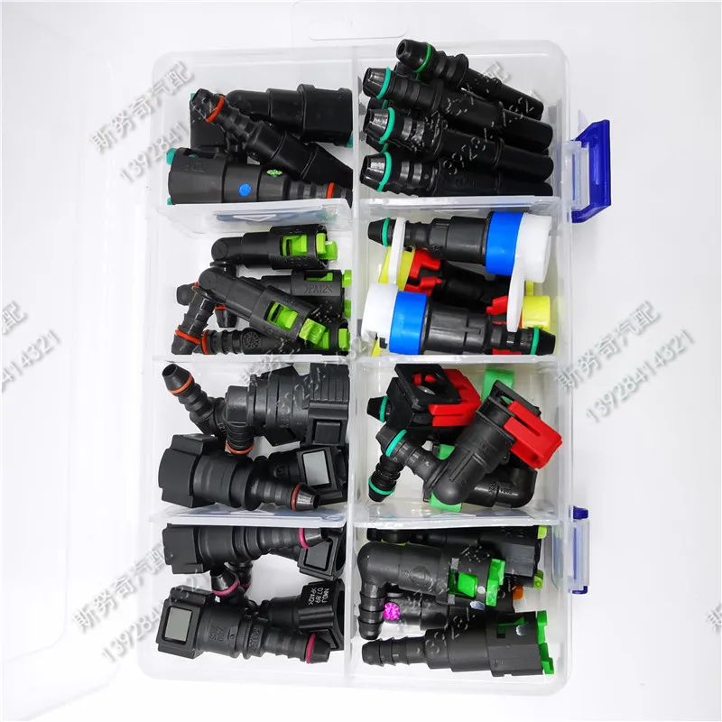 High quality one set auto Fuel line Quick Connector kit Fuel pipe fittings whole set for Japanese car total 40pcs