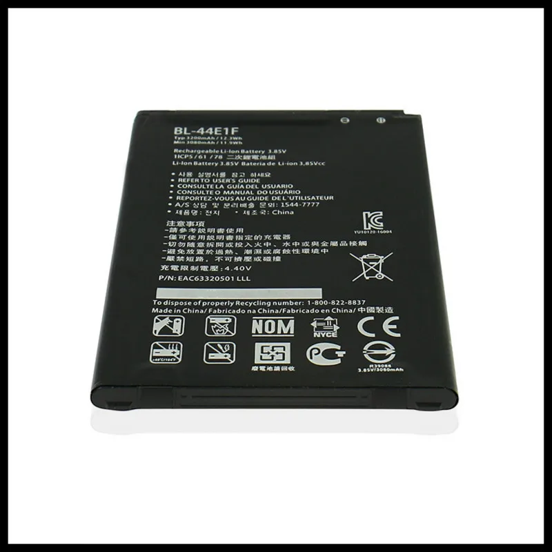 V20 BL-44E1F REPLACEMENT BATTERY For LG V20 Battery H990 F800 VS995 US996 LS997 H990DS Battery BL44E1F