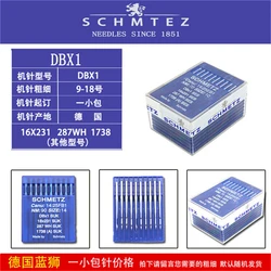 DBX1 SUK SES 100pcs/lot Schmetz Industrial Sewing Machine Needles Canu:14:25 1 DBX1 SUK SES 16x231 1738  NM:65 SIZE:9