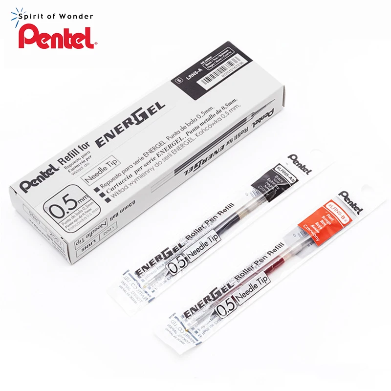 

Стержень гелевый Pentel EnerGel LRN5, 0,5 мм, черный/синий/красный, для Pentel BLN-75