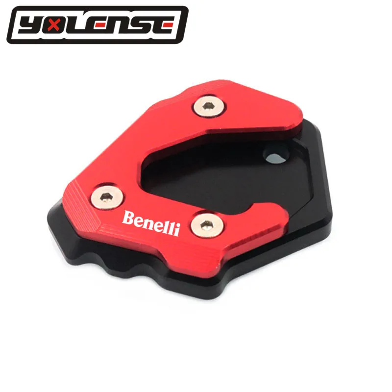 For Benelli TNT25 TNT 25 Motorcycle accessories CNC Aluminum Kickstand Foot Side Stand Extension Support Plate Pad