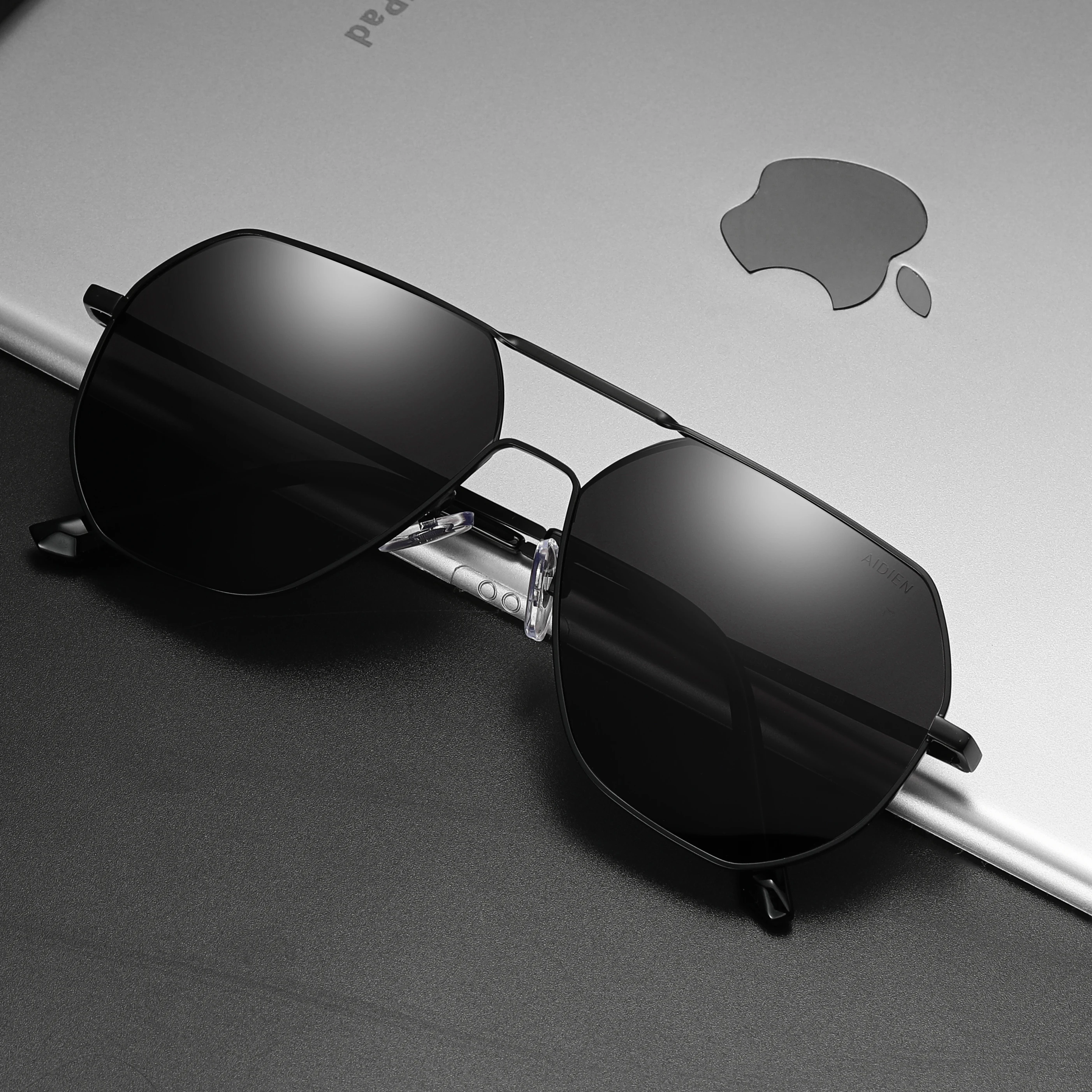 Oversized Prescription Sunglasses men polarized myopia glasses hexagon metal frame luxury brand designer dioptric sun glasses
