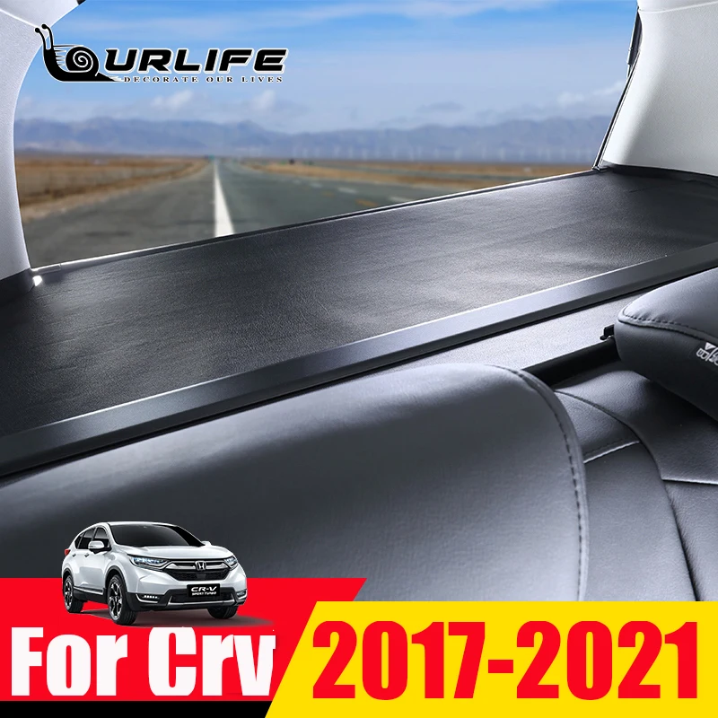 Auto Rear Trunk Cargo Cover For Honda Crv 2017 2018 2019 2020 2021 Car styling Accessories Cover Curtain Trunk Partition