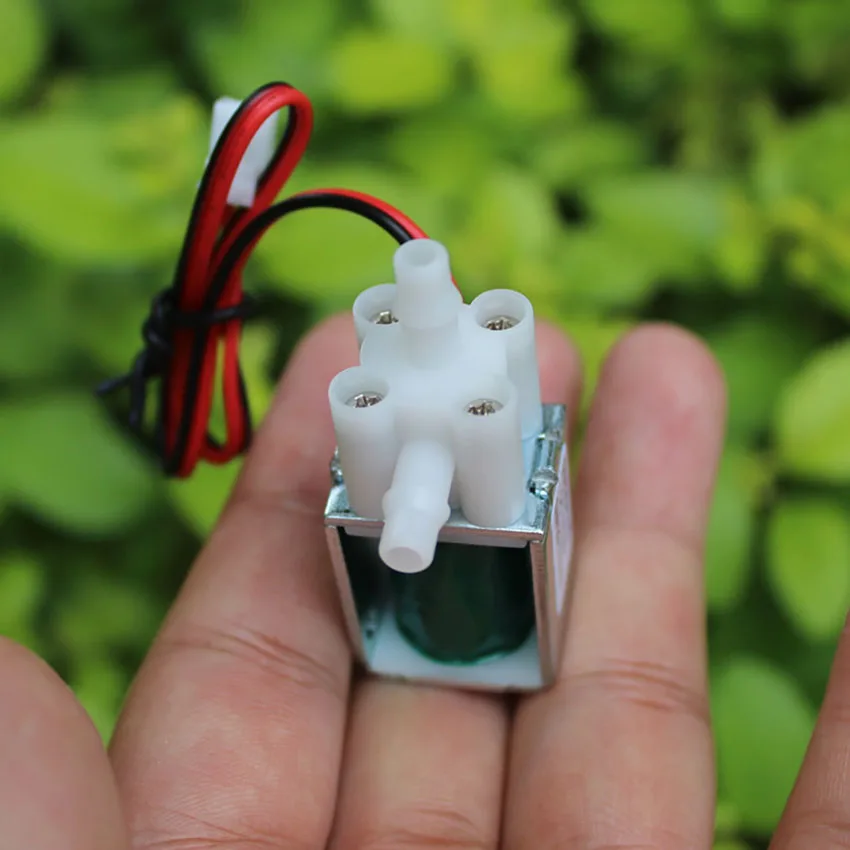 Válvula solenoide en miniatura, normalmente cerrada, cc 12V, Válvula de ventilación eléctrica para riego de jardín