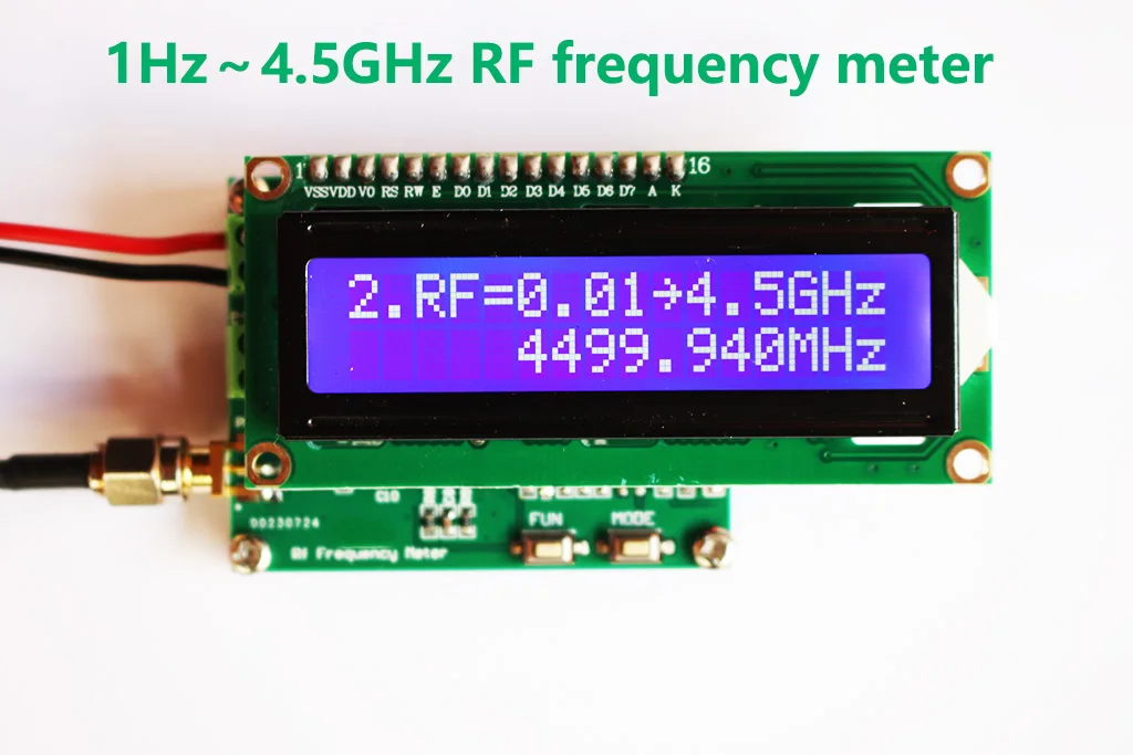 

HZ332 1Hz～4.5GHz Frequency Counter RF HF Frequency meter