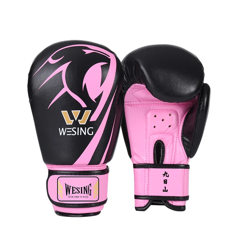 Wesing 6oz Kids Boxing Gloves Leather Children Training Gloves