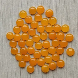Fashion good quality natural yellow jade round cab cabochon beads 10mm for jewelry accessories wholesale 50pcs/lot free shipping