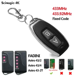 433mhz Garage Remote Control For FADINI Astro 43/2 43/4 43-2T Gate Door Opener