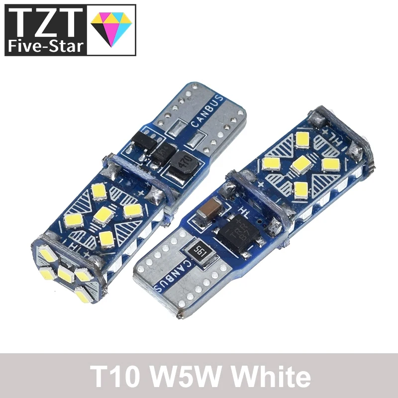 TZT T10 W5W Neue Superhelle LED-Leuchten WY5W 168 501 2825 Auto-Keilblitzlichter Seitenlampen Auto-Innenraumleuchte Leseleuchte Deckenlampe – Detail 12