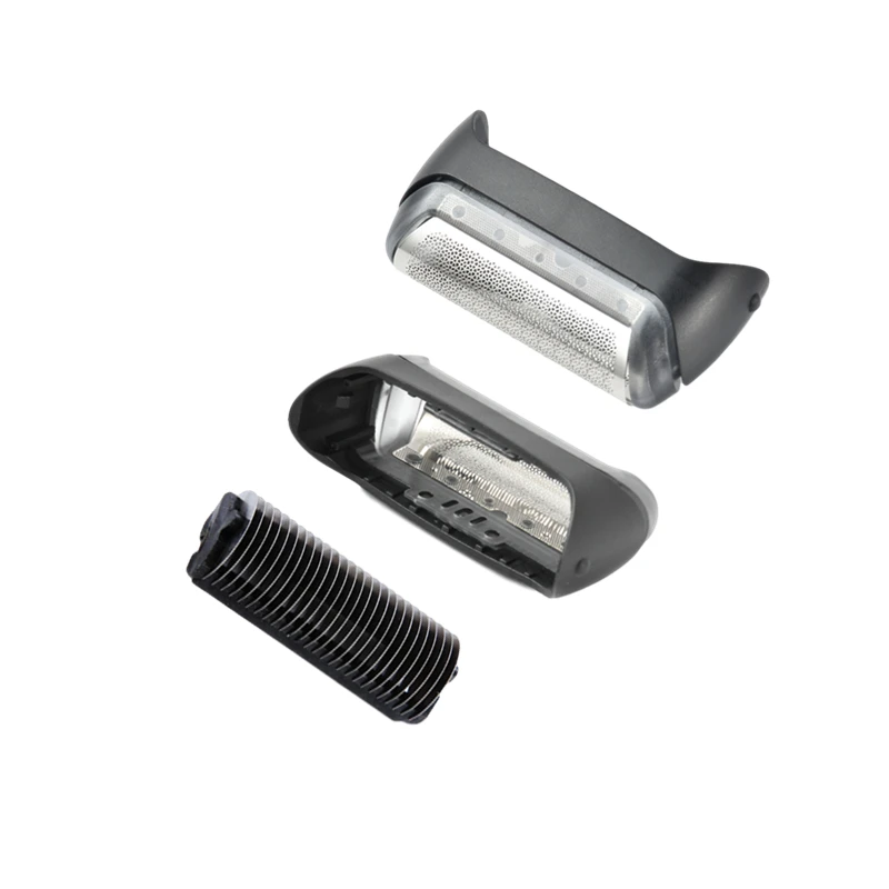 Qualidade shaver 10b folha cortador para braun 180 190 190s 2876 5728 5729 z20 z30 z40 z50 navalha substituição malha grade