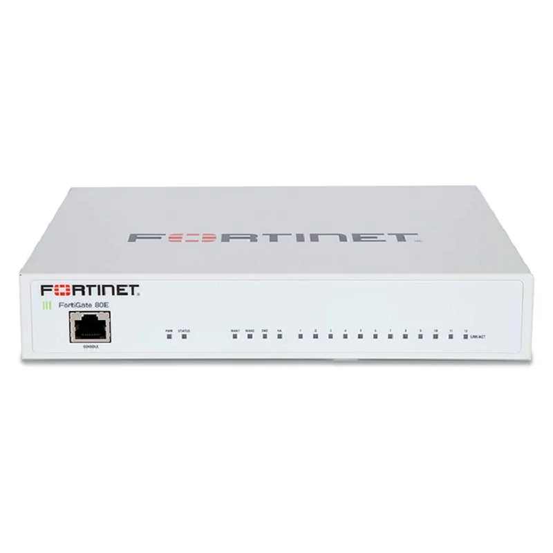 

95% of the new FortiGate 80E Firewall All Gigabit 2 fiber ports support 90 people online FortiGate-80E FG-80E