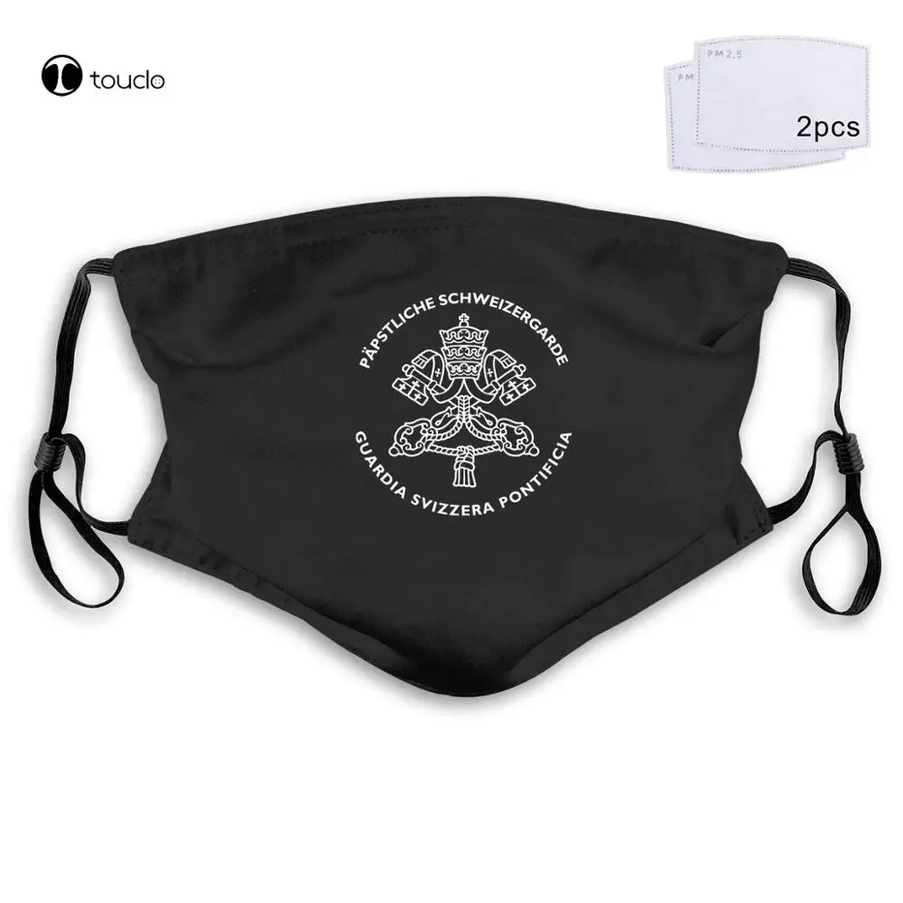 

Rare Vatican Guardia Svizzera Guard Roman Catholic Pope Security Brand Face Mask Filter Pocket Cloth Reusable Washable