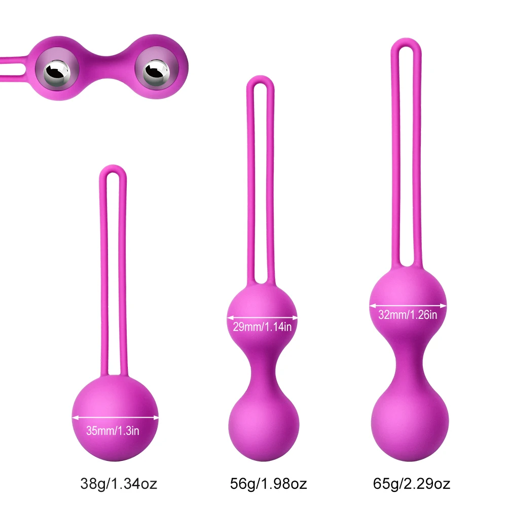 Safe Silicone Smart Ball Vibrator Kegel Ball Ben Wa Ball Vagina Tighten Exercise Machine Sex Toy for Women Vaginal Geisha Ball