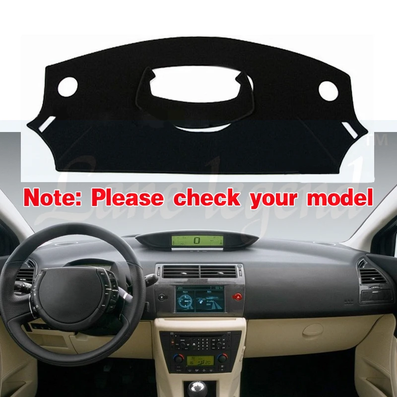 For Citroen C4 MK1 2004 2005 2006 2007 2008 2009 2010 Anti-Slip Mat Dashboard Cover Sunshade Dashmat Accessories C4 Pallas Coupe