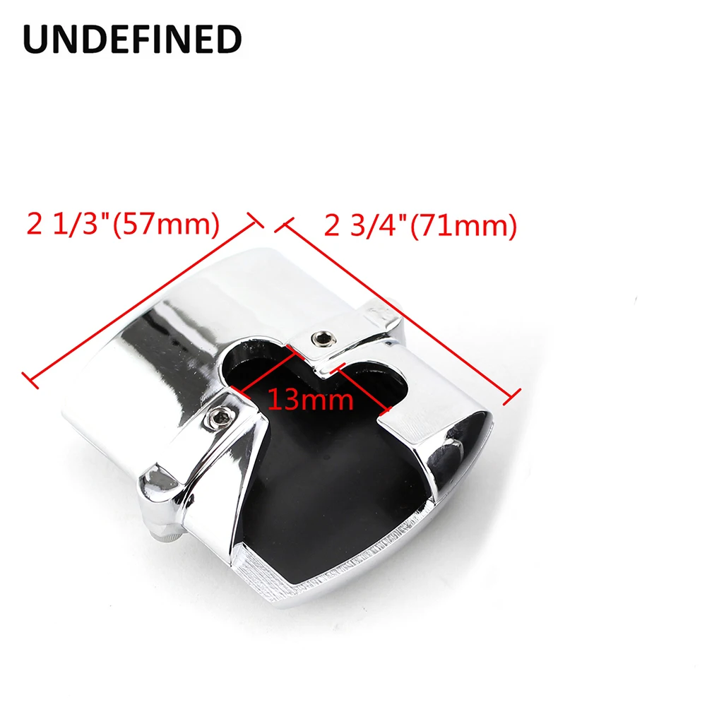 Chrome Motorcycle Brake Foot Pegs Pedal Pad Cover For Honda Rebel 250 Shadow Sabre VF750C Magna ACE Aero Spirit VT 600 750 1100