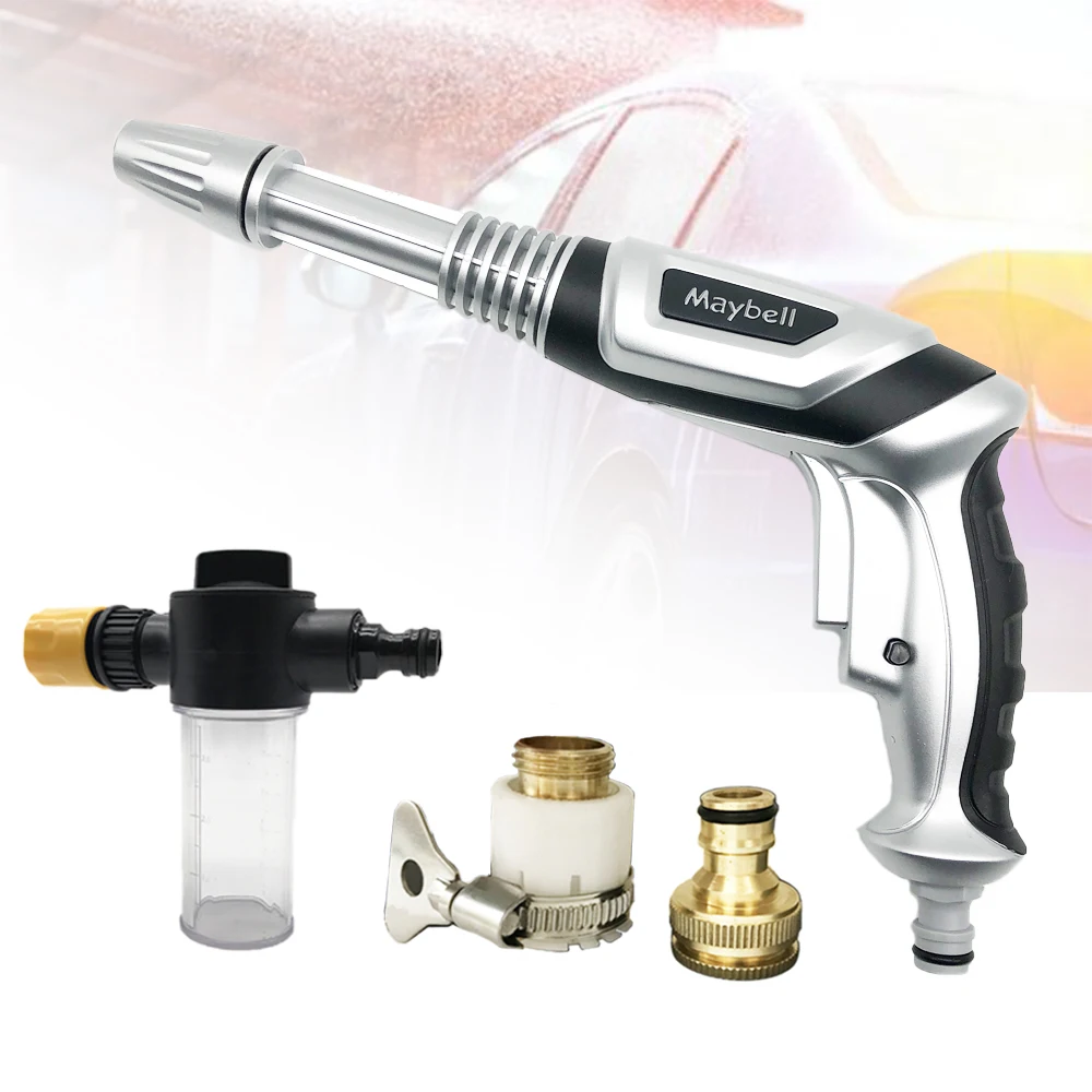 2020 New High Pressure Water Spray Gun Water Pressure Car Wash Gun Water Jet Wash Pressure Washer GunWater Pressure Garden