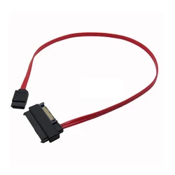 SAS HDD SFF-8482 29PIN To SATA 7pin Style SAS Ports Data Cable + 15Pin Power Connector 50CM Hard Disk Drive Raid Cable