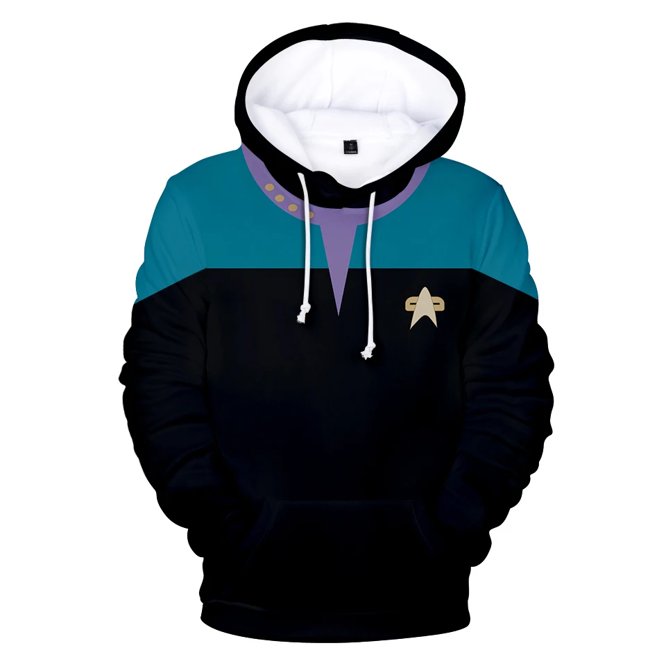 Hot Movie Star trek 3D Hoodies Sweatshirts Fashion Long Sleeve Clothes Star trek cosplay hoodies Plus Size Men/Women streetwear