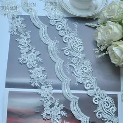 Bridal Beaded Lace Veil Headband Doll Clothes Accessories Lace (2Yard/10yards)pack
