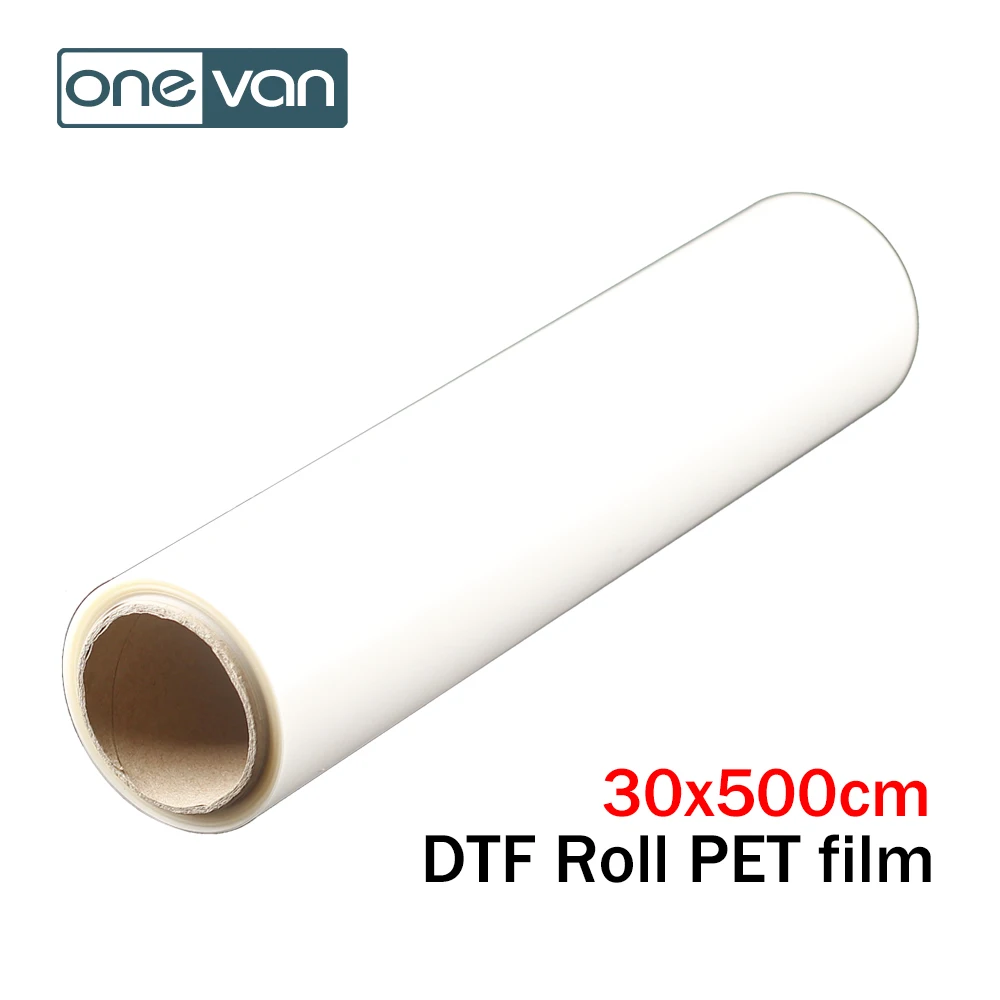 30*500cm DTF roll film matte for all A3 A2 A1 EPSON DTF printers to directly transfer T-shirt clothes Rotating device