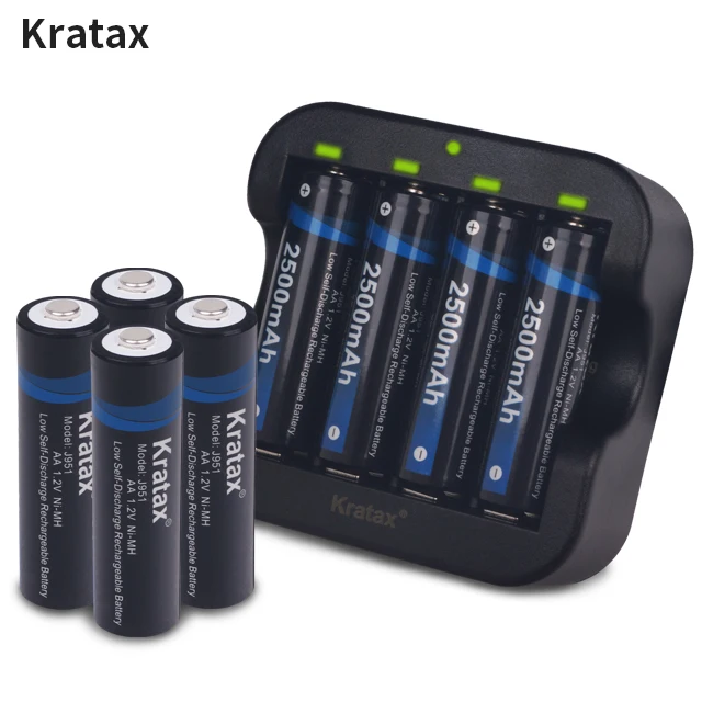 Ni-MH AA Rechargeable Batteries  AA 1.2V 2500mAh Original Wholesale For Digital Camera Flashlights, Electric Toys,Microphone