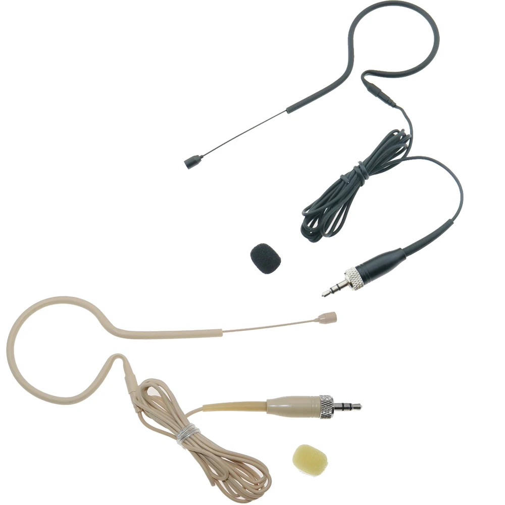 

New Generation Upgrade Black Beige Ear Hook Headset Microphone for Sennheiser G2 G3 G4 Wireless Top Quality Microfone MiCWL E9