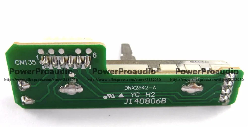 DJM600 Ch3, Ch4 & Master Kanaal Fader Montage Voor Djm 600 DWG1520/3/4