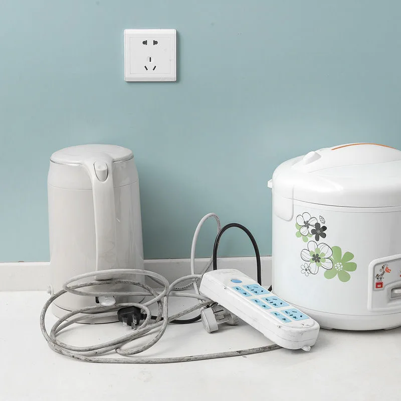 Supporto per cavi protezione gestione organizzatore finitura spina da tavolo striscia lunga clip di ritenzione del filo di Silicone avvolgitore del cavo di alimentazione