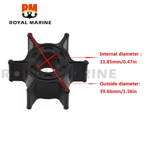 6G1-44352 Water Pump Impeller For Yamaha 2 stroke 6HP 8HP Replacement Outboard Boat Motor 6G1-44352-00 Sierra-18-3066 Boat Parts