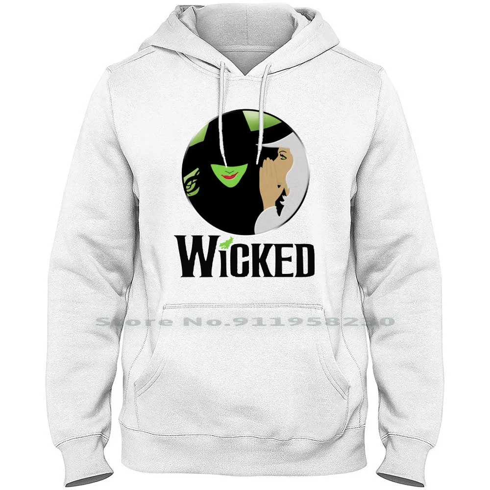 

Broadway Musical Wicked Hoodie Sweater Big Size Cotton Broadway Popular Musical Wicked Horror Trend Music Some Road Host Way Ick