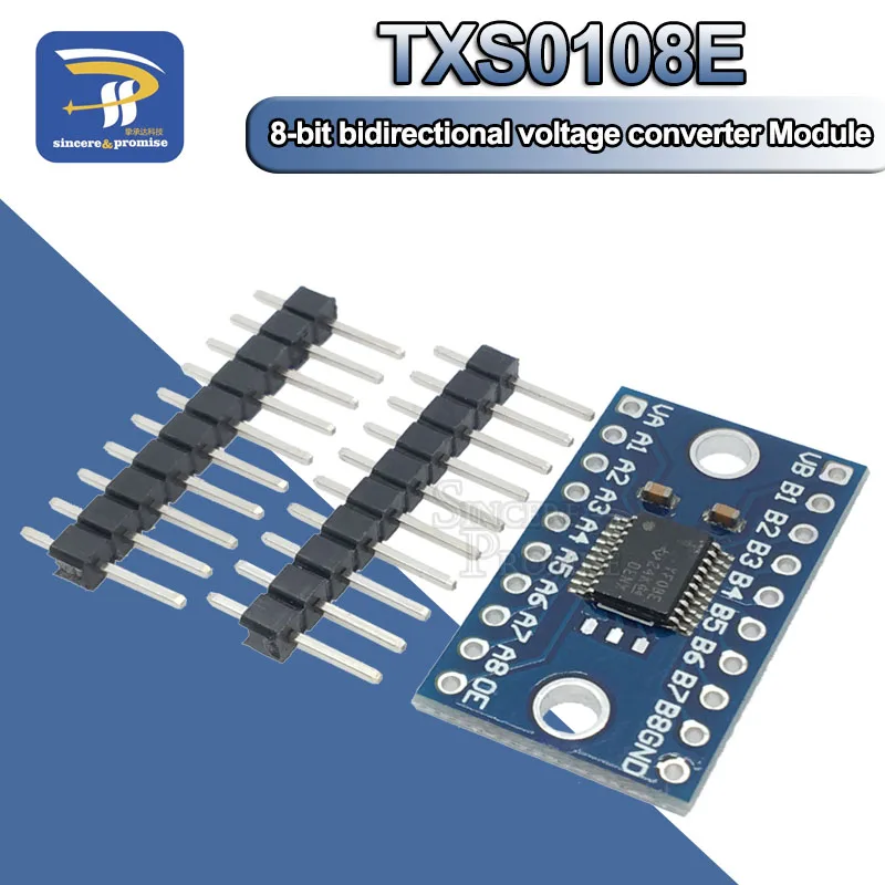 1.8V 3.3V 5V TXS0108E module 8 Channel Logic Level Converter 8 Way Convert TTL Bi-directional Mutual Convert