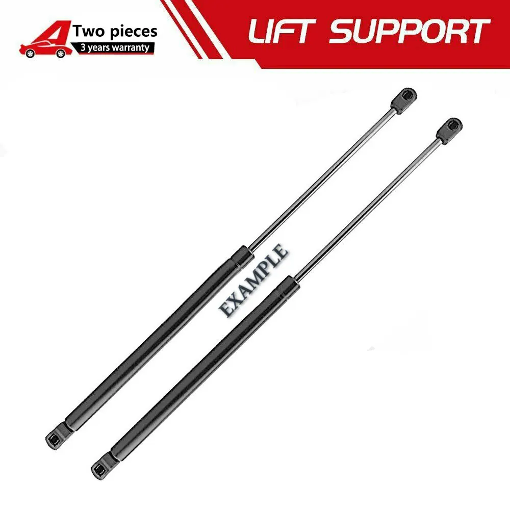 Pair 4576 Rear Window Glass Lift Supports Struts for GMC Envoy Trailblazer 2002 03 04 05 06 2007 2008 Extended Length:21.60inch