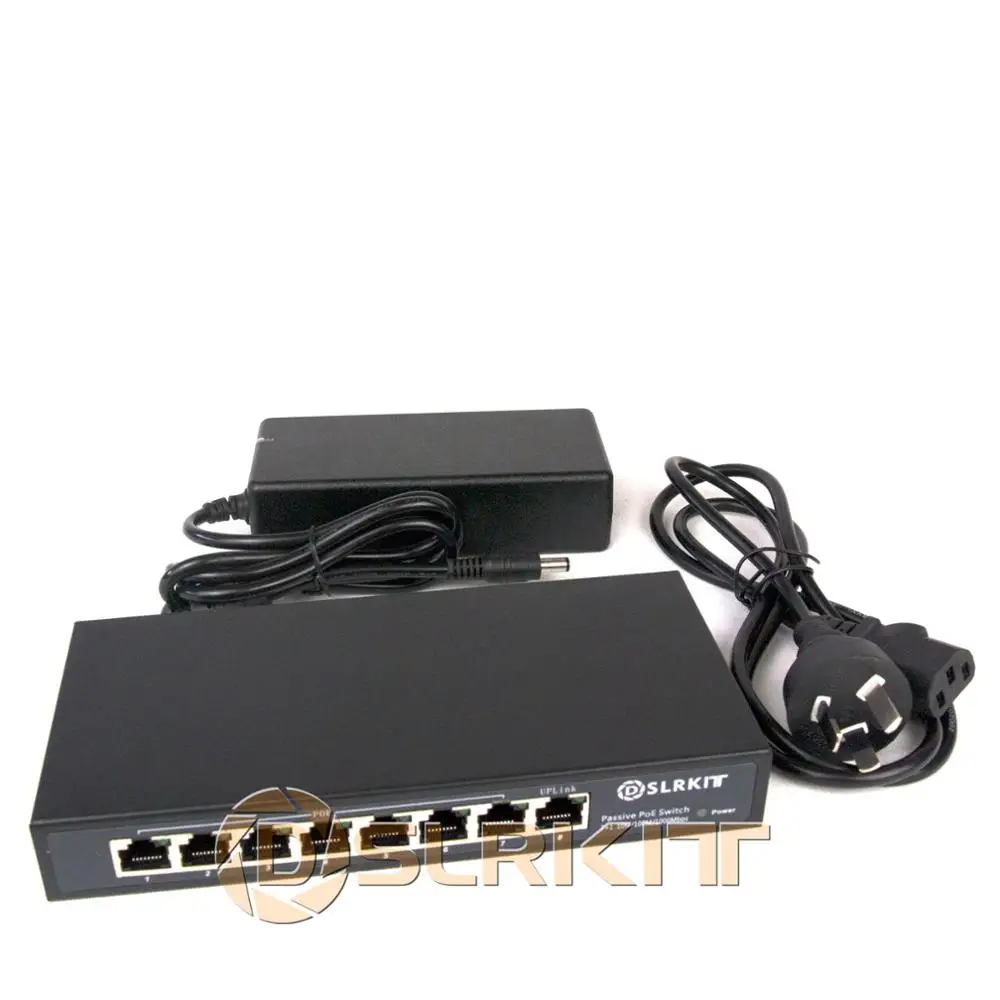 Imagem -04 - Dslrkit-comutador Poe Portas Gigabit 52v 120w