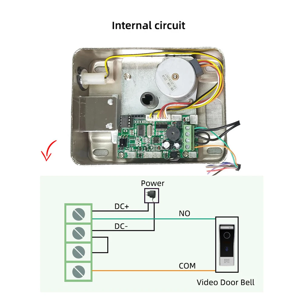 JeaTone Electric Lock to build your video intercom system 1 order together