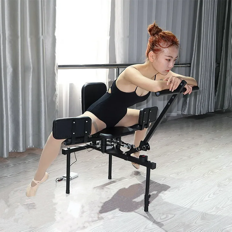 Soft Open Leg Stretching Machine, New Type Frog Splits Flexibility Trainer, 2 in 1 Leg Stretching Steel Frame