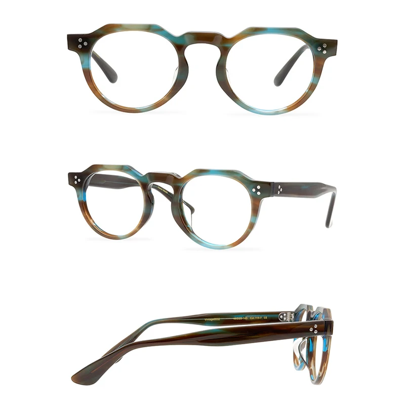 

Belight Optical Women Men Japan Handmade Quality Eyewear Vintage Acetate Prescription Eyeglasses Spectacle Frame 9532