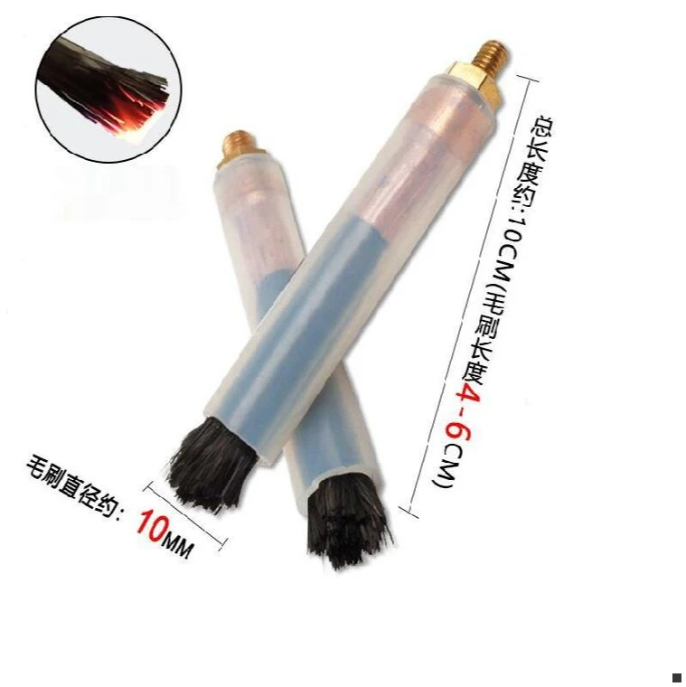 M6M8M10 10PCS Copper Head Weld Brushes For Weld Seam Bead Joint Cleaning Polishing Machine Welding Seam Cleaner