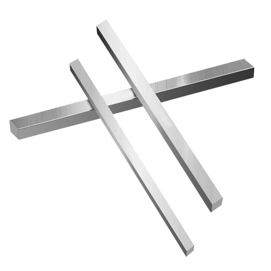 30x300 35x300 40x300 45x300 50x300Steel نحت سكين أبيض قضيب فولاذي أبيض الصلب البليت شفرة يموت الصلب سكين مسطح سكين مربع
